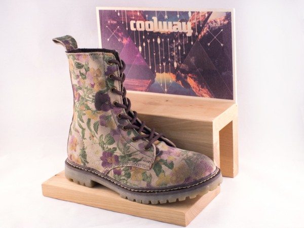 Bota militar de piel Coolway- Mujer