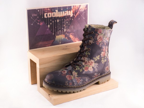 Bota militar de piel Coolway- Mujer.