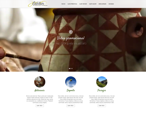 Proyecto web: Portal de Turismo de Gáldar